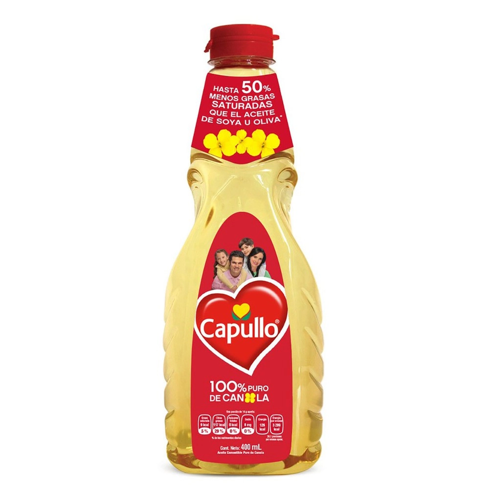 Aceite de Canola Capullo 12/400 ml