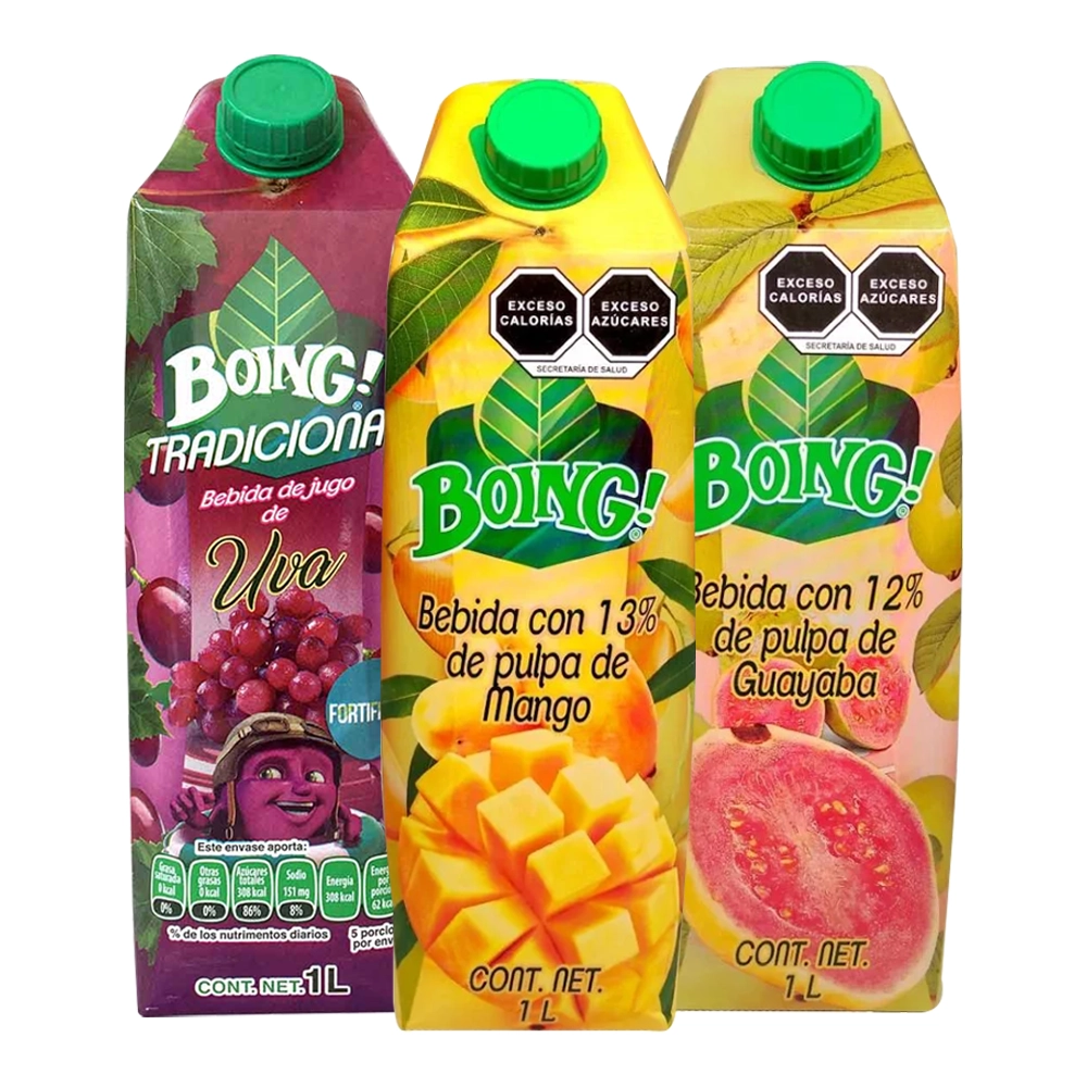 Jugo Boing Surtido 12/1L
