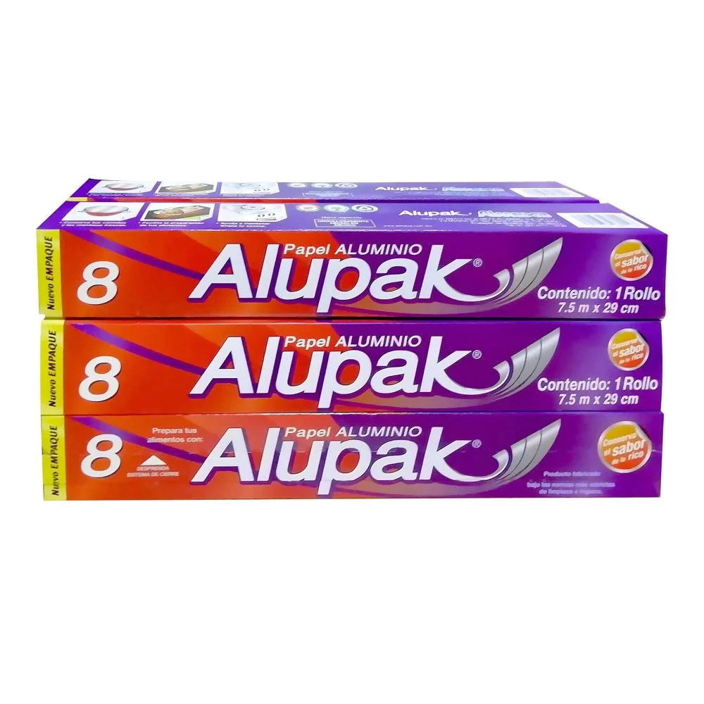 Aluminio Alupack #8 24 Pzas