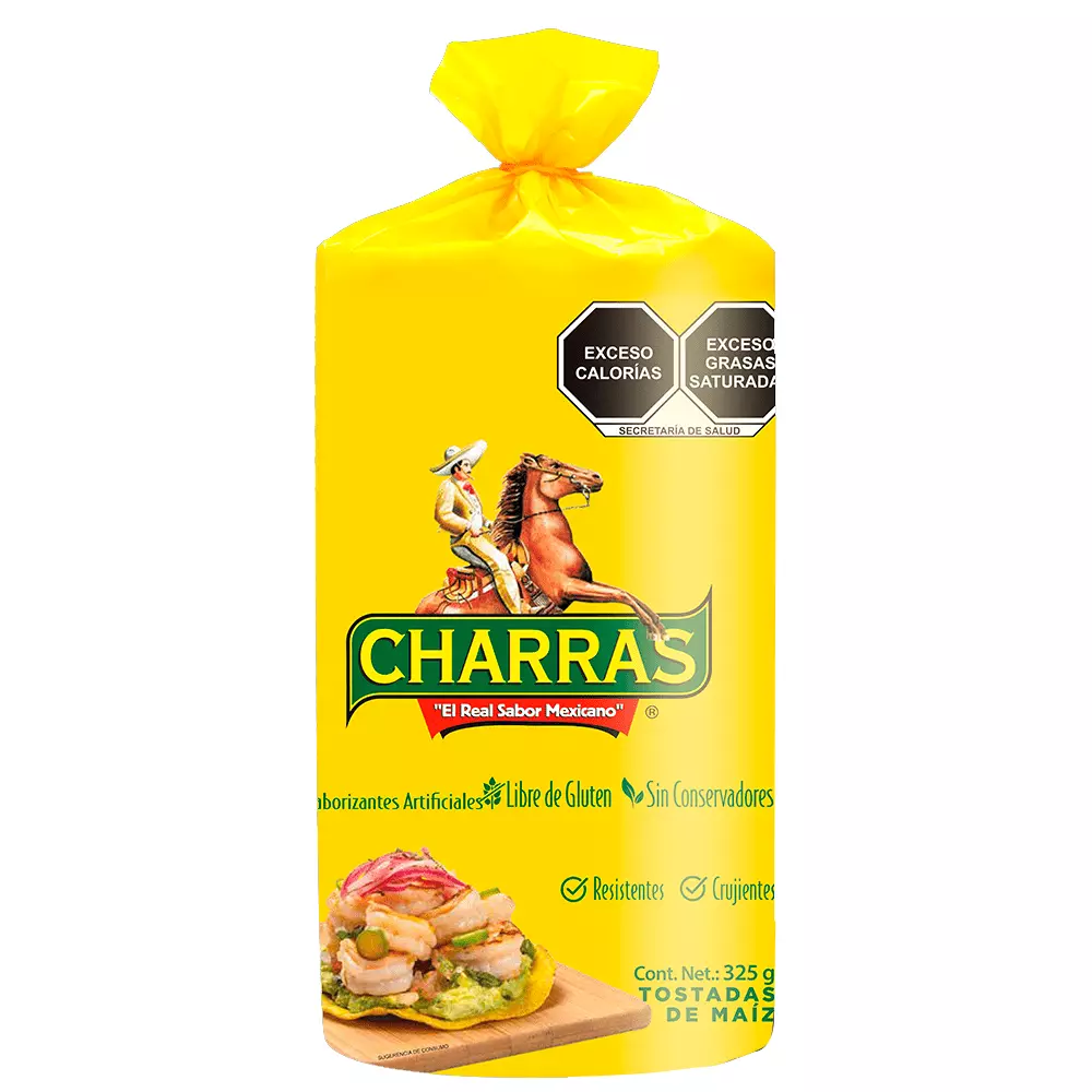 Tostadas Charras 18/325 g